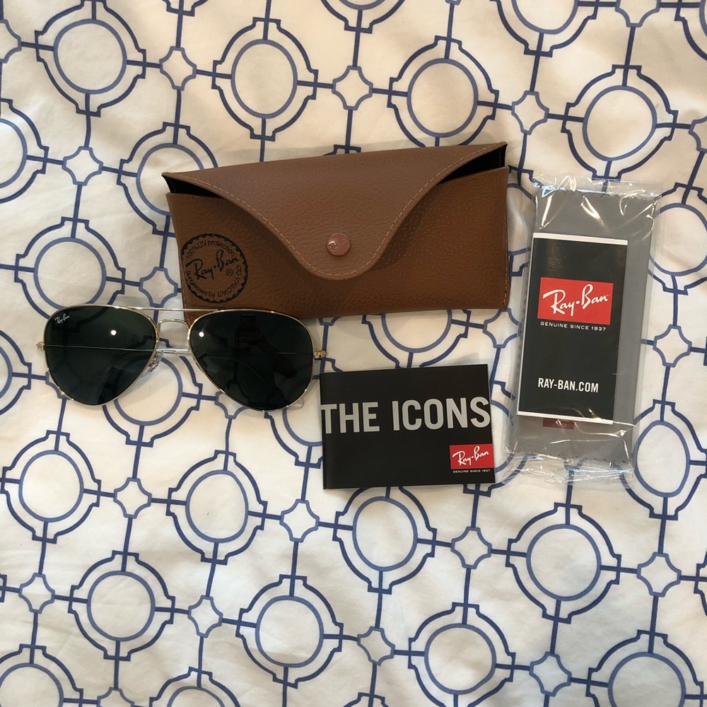 Brand new ray ban aviators